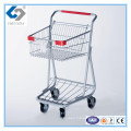 Hot Sale Single Basket Shopping Trolleys with Good Design